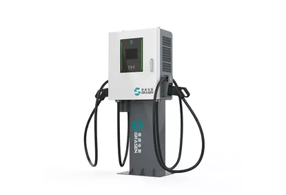 壁挂式充电站，适用于带落地支架的汽车，最高可达60千瓦