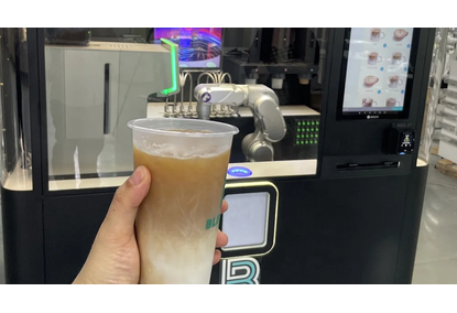 饮料的机器人手臂 饮料的机器人手臂