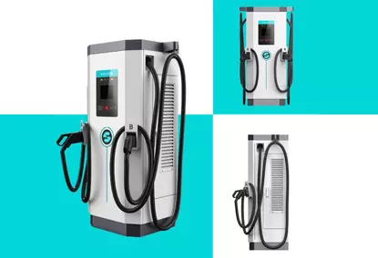 带CCS和CHADEMO连接器的DC EV90kW充电站 带CCS和CHADEMO连接器的DC EV90kW充电站