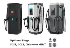 带CCS和CHADEMO连接器的DC EV90kW充电站